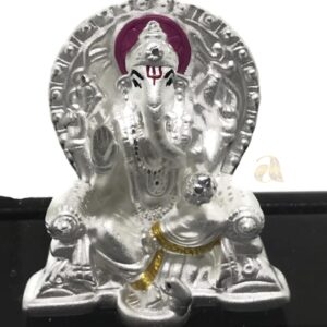 999 Pure Silver Ganesh / Ganpathi idol / Statue / Murti