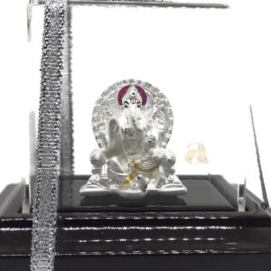 999 Pure Silver Ganesh / Ganpathi idol / Statue / Murti