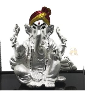 999 Pure Silver Ganesh / Ganpathi idol / Statue / Murti