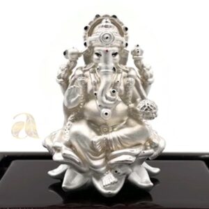 999 Pure Silver Ganesh idol / Statue / Murti