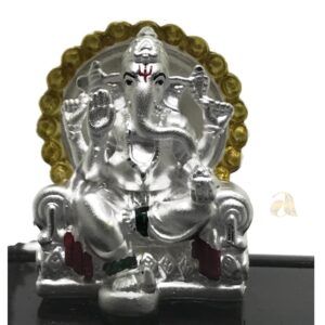 999 Pure Silver Ganesh / Ganpathi idol / Statue / Murti