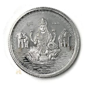 999 Pure Silver Lakshmi Five Grams Coin