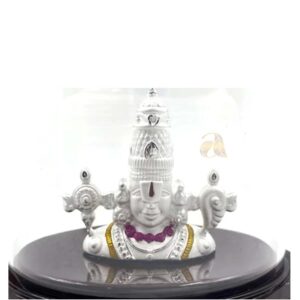999 Pure Silver Tirupathi Balaji / Venkateshwara idol / Statue / Murti