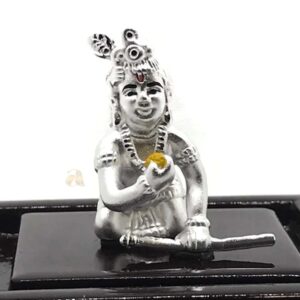 999 Pure Silver Krishna idol / Statue / Murti