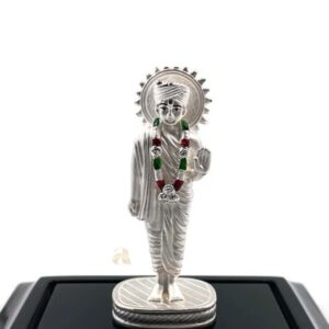 999 Pure Silver Swami Narayan idol / Statue / Murthi