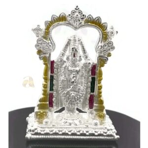 999 Pure Silver Tirupathi Balaji idol / Statue / Murthi