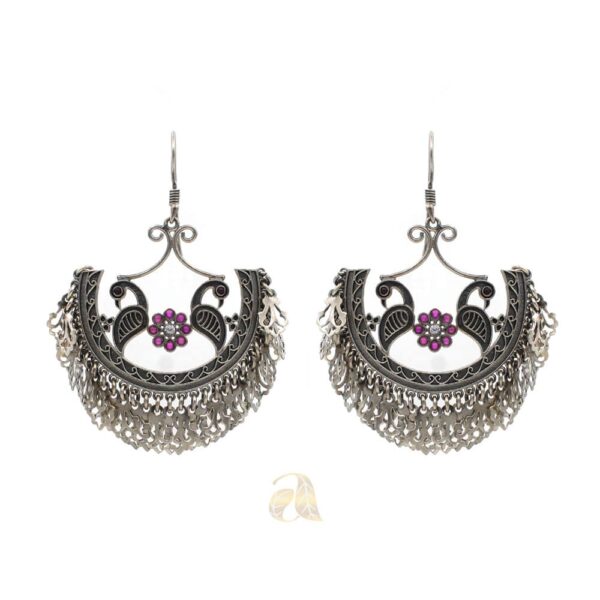 silver earring 28(1)