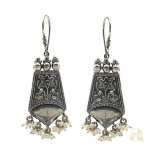 Dangler silver earrings