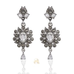 Silver Marcasite Earrings