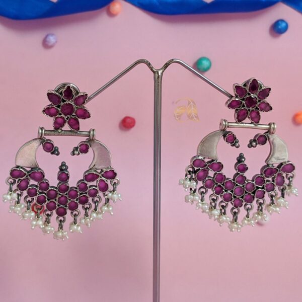 silver earring 71