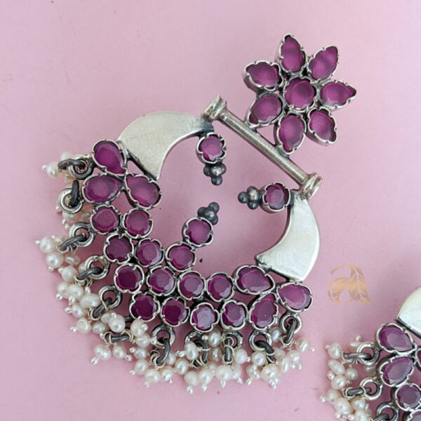 silver earring 71(1)