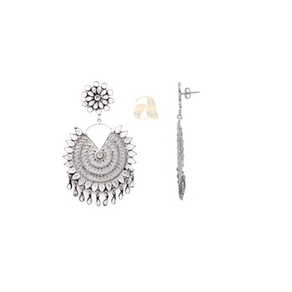 silver earring 77(1)