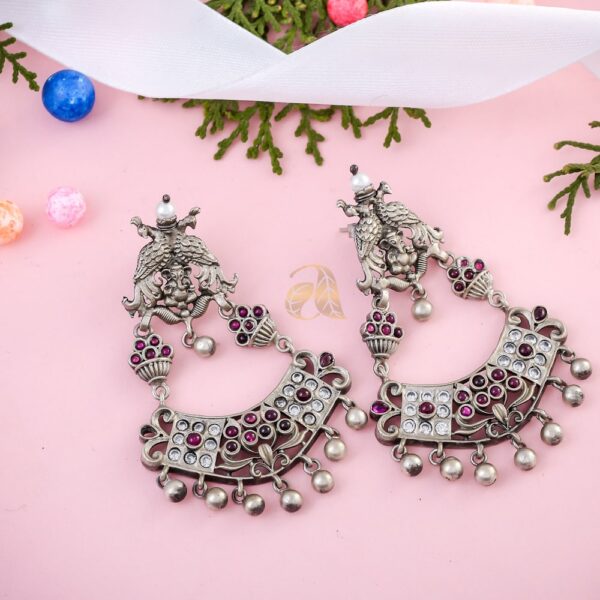 silver earring 73(1)