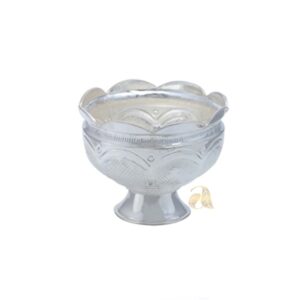 Kumkum Bowl in Silver Antique workmanship