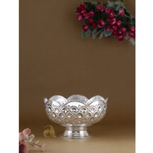 Silver flower Bowl