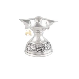 Floral antique finish Deepam stand